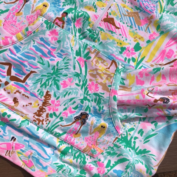 Lilly Pulitzer Girls Half-Zip Pullover - Picture 5 of 6